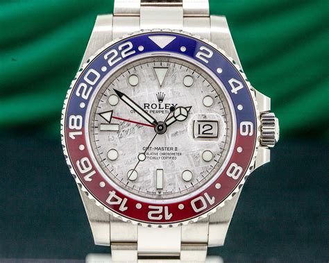 rolex gmt white gold for sale|Rolex gmt pepsi white gold.